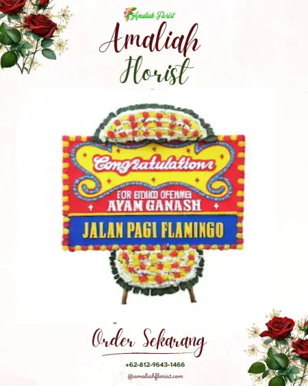 Sewa Papan Bunga Sei Merbau